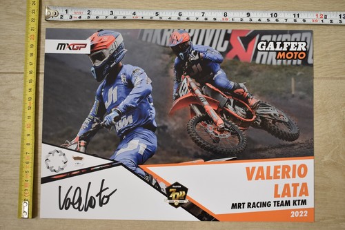 Valerio lata signed poster - lata,
