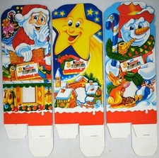 KINDER Sorpresa set completo 3 box 3x uova NATALE 2000 Christmas limited edition