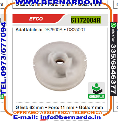 Puleggia avviamento efco - avviamento,