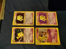 lotto carte pokemon vintage Hypno prima e seconda serie rare