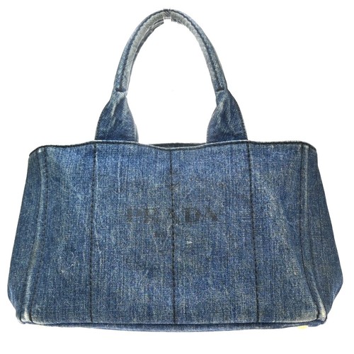 Borsa mano prada logo canapa - mano,