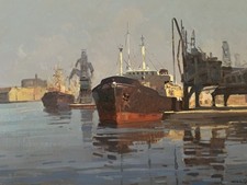 Angiolo volpe dipinto olio su tavola