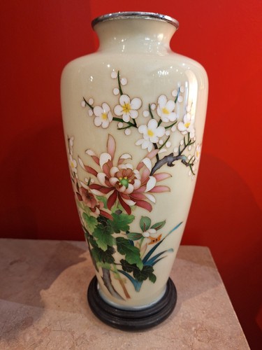 Vase émaux cloisonnés - émaux,