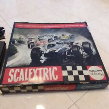 PISTA VINTAGE RARA SCALEXTRIC MECCANO TANTI BINARI ENTRA E LEGGI ATTENTAMENTE
