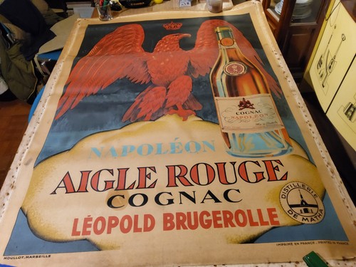 Original vintage poster cognac - original,