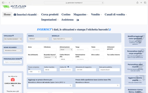 Ricambio monoblocco motore - monoblocco,