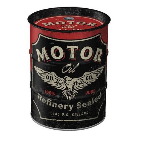 Salvadanaio metallo motor - in,
