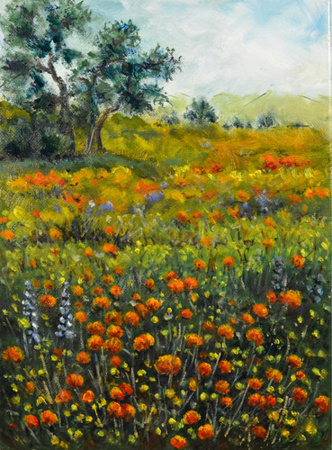 Michelle dipinto paesaggio - dipinto,