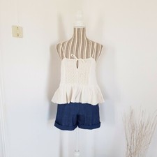 Top Mango, uncinetto e balza finale