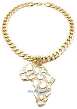 Africa Mappa Nuovo Metallo