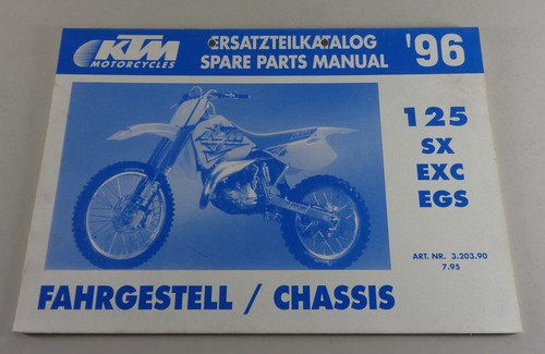 Catalogo parti ktm 125 exc - parti, sx