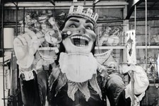 Foto vintage Nizza, bruciato