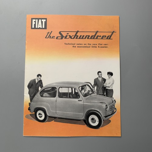 Fiat 600 seicento brochure - 600,