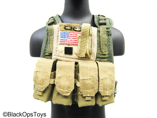 Gilet portatarga molle verde - gilet,