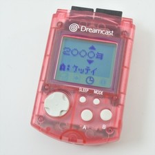 Dreamcast Visual Memory Passion rosa senza tappo HKT-7000 Sega ufficiale VMU 0799 dc