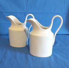 Coppia Brocche Caraffe Acqua Vino Porcellana R. Ginori Anni 70 Vintage