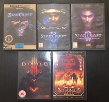 Lot x6 / Diablo 3 + Starcraft 1 - 2 + Wings Of liberty + Heart Of The Swarm / PC