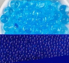 10000 Perle d'Acqua Gel Decorative 60g 20mm - Blu Azzurro - Vasi Giardino Piante