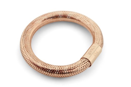 Anello elastico oro rosa - elastico, in