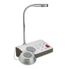 Interfono per Sportelli a 2 Vie Microfono Vivavoce Base Altoparlante Cassa