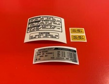 KIT TECNICO  XL 500 R  adesivi