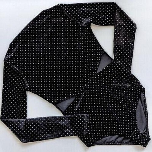 Zara velluto nero body cut - velluto,