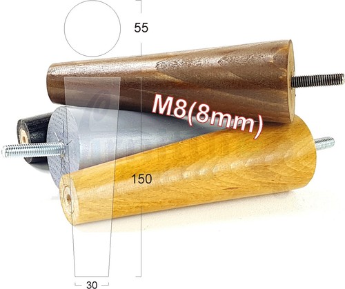 Gambe ricambio in legno - 4,