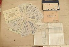 Lotto di buste, buono ordine e volantini pubblicità Frette Biancheria Monza '900