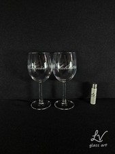  Coppia Calici Incisi