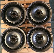 SET 4 CERCHI IN FERRO DA 16" PER FORD TRANSIT TOURNEO CONNECT FOCUS 2017 5 FORI