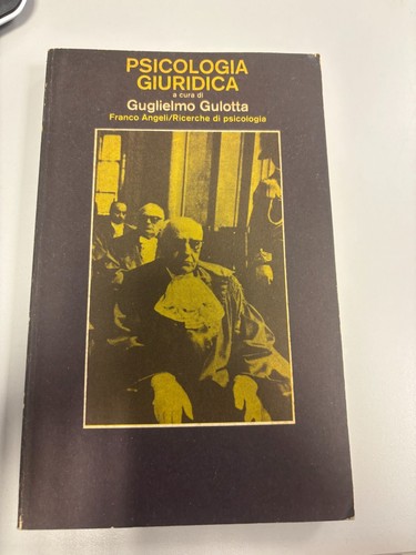 Libro psicologia giuridica - libro,