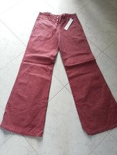 Jeans Donna Bordeaux A Palazzo