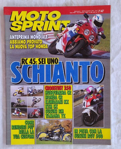 Motosprint 1993 honda - motosprint, 47/1993
