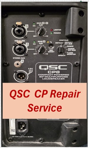Servizio riparazione qsc cp8 - servizio,