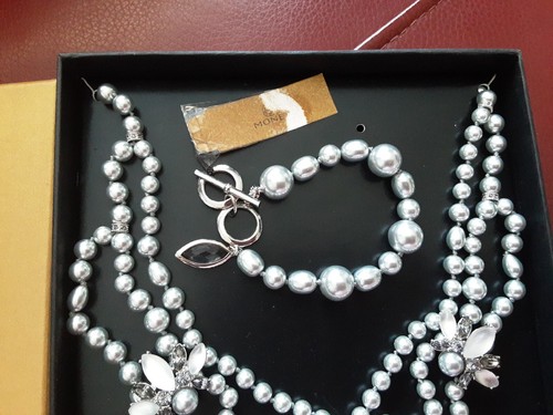 Set collana bracciale monet - collana/bracciale,