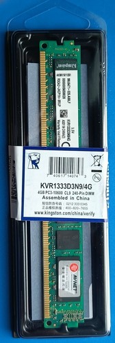 Kingston 4gb pc3 10600 - kingston,