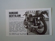 advertising Pubblicità 1975 ROMANO BERTOLANI e MOTO GUZZI 250 TS