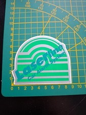 adesivo vintage STICKER kleber laserline car allarme system