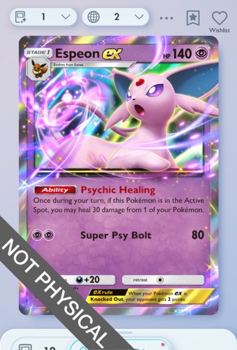 Pokemon tcg pocket - pokemon, espeon