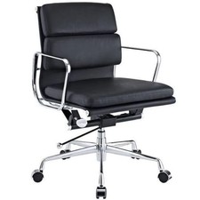 Sedia da ufficio in vera pelle