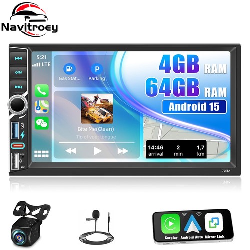 Autoradio 64gb android 15 - 4+64gb,
