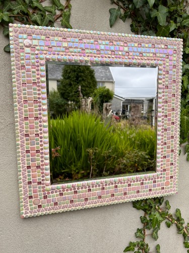 Specchio parete mosaico - specchio,