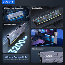 RAM Desktop EAGET Kit 1 x 16GB