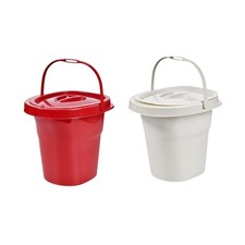 Contenitore per urina da viaggio con coperchio e manico, sputacchiere per