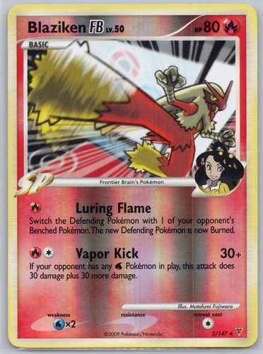 Blaziken reverse holofoil - fb,