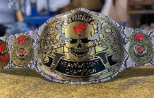 Snake skin smoking skull nuova cintura campionato pesi massimi wrestling 2 mm adulto