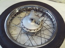 Cerchio ruota posteriore originale Suzuki GN 125 EZ98 + pignone freno a tamburo