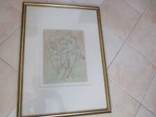 GIORGIO MICHETTI TECNICA MISTA SU CARTONE DEL 1984 PITTORE DI VIAREGGIO