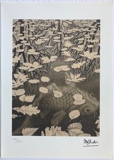 M.C. Escher, "TRE MONDI" 1898 - 1972, Edizione Litografica
