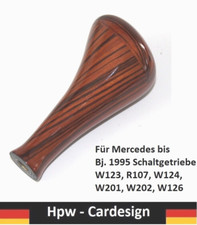 Pomello leva cambio manuale ZEBRANO LEGNO WOOD Mercedes W124 W201 W126